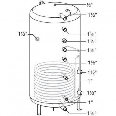 Akumuliacinė talpa Bosch BS 1000-6 ER C 3