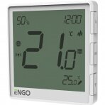 Programuojamas, internetu valdomas, potinkinis, "ZigBee" temperatūros reguliatorius ENGO Controls EONE230W, 230 V