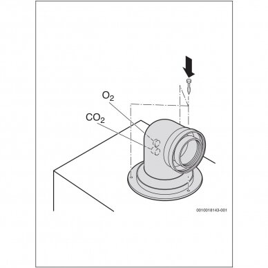 Bosch FC-CA60-87 adapteris su alkūne Ø60/100 mm, 87° 3