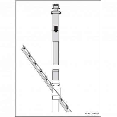 Bosch FC-O60_80 pagrindinio komplekto C33x ilgintuvas Ø125 mm, L-500 mm 4