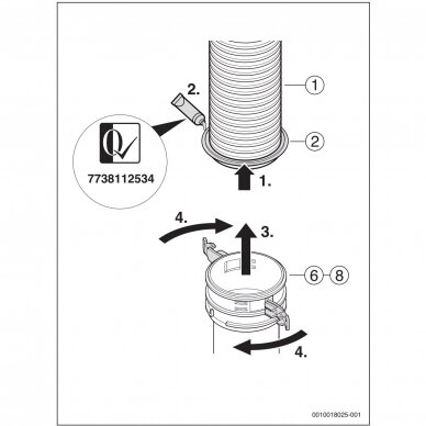 Bosch FC-Set-F60 gofruoto vamzdžio komplektas Ø60 mm, L-5 m 3