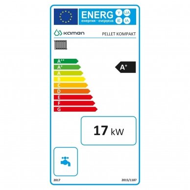 Granulinis katilas Kamen PELLET KOMPAKT 17 9