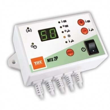 Centrinio šildymo ir buitinio karšto vandens sistemų cirkuliacinių siurblių mikroprocesorinis valdiklis TMK MTS 2P
