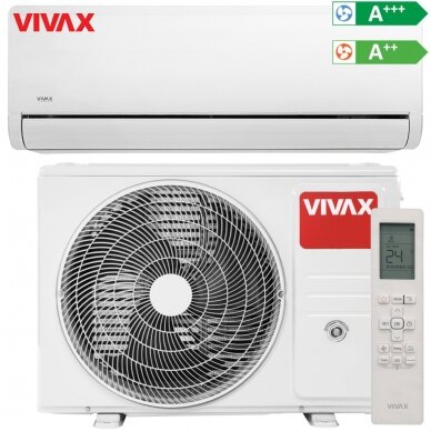 Oro kondicionierius VIVAX H+ Design ACP-12CH35AEHI R32 White, 3,5/3,8 kW