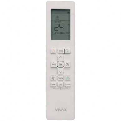 Oro kondicionierius VIVAX H+ Design ACP-12CH35AEHI R32 White, 3,5/3,8 kW 8