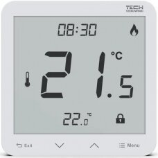 Temperatūros reguliatorius TECH Controllers EU-R-9s PLUS, baltas