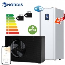 Šilumos siurblys oras-vanduo Nordis ULTIMA Mono HLT12MONO-S/HLT-9-250-3S, 12,0 kW