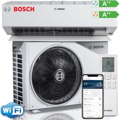 Šilumos siurblys oras-oras Bosch Climate Class 6100i, CLC6101i-Set 50 HE, 2,5/3,2 kW
