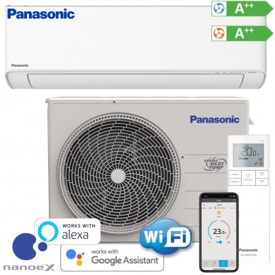 Šilumos siurblys oras-oras Panasonic NZ Etherea Inverter+ NZ25YKE, 2,5/3,4 kW