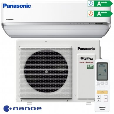 Šilumos siurblys oras-oras Panasonic VZ Heatcharge Inverter+ VZ12SKE, 3,5/4,2 kW