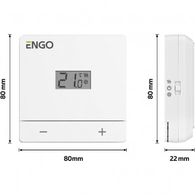 Temperatūros reguliatorius ENGO Controls EASY230W 3