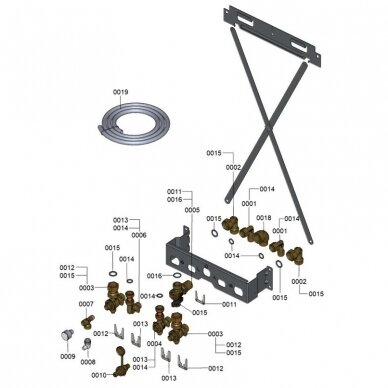 Viessmann ZK04919 alternatyvus pagalbinis montavimo įtaisas montavimui ant tinko 2