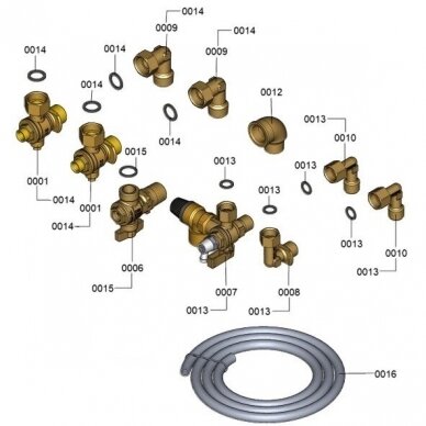 Viessmann ZK04933 alternatyvios armatūros montavimui ant tinko 2