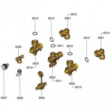 Viessmann ZK04669 alternatyvios armatūros montavimui ant tinko 2