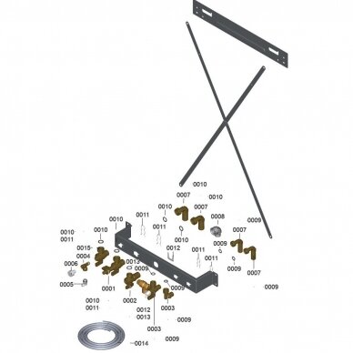 Viessmann ZK04929 alternatyvus pagalbinis montavimo įtaisas montavimui ant tinko 2