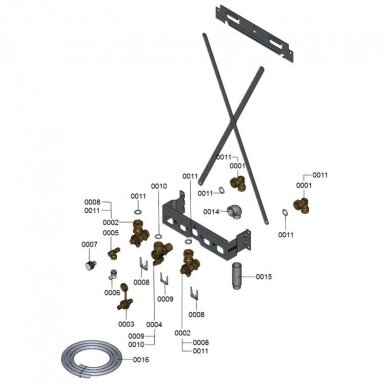 Viessmann ZK04307 alternatyvus pagalbinis montavimo įtaisas montavimui ant tinko 2